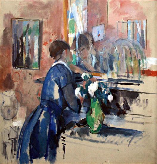 Rik Wouters Painting of Rik Wouters in the Koninklijk Museum voor Schone Kunsten oil painting image